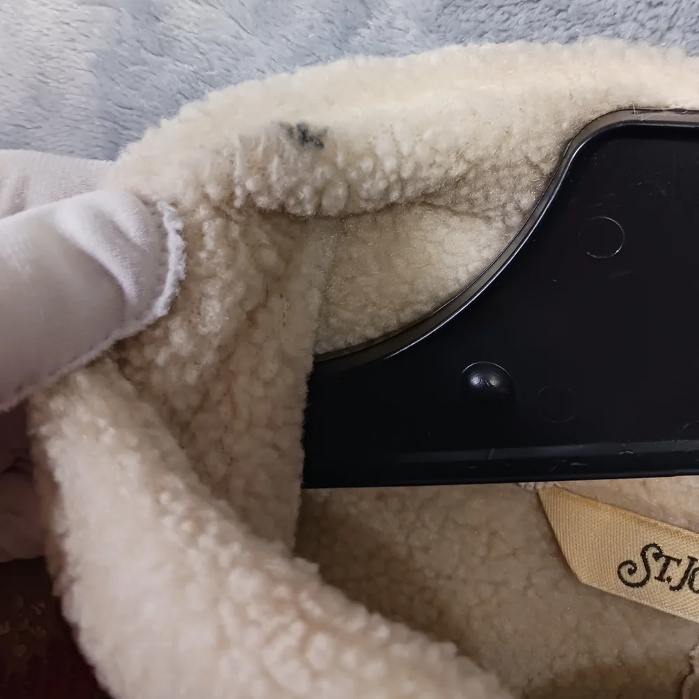 St. John's Bay XL  Faux Suede 90s Vintage Jacket Warm Pockets Floral - Picture 5 of 16